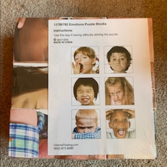 Emotions puzzle blocks- New! - Picture 4 of 6